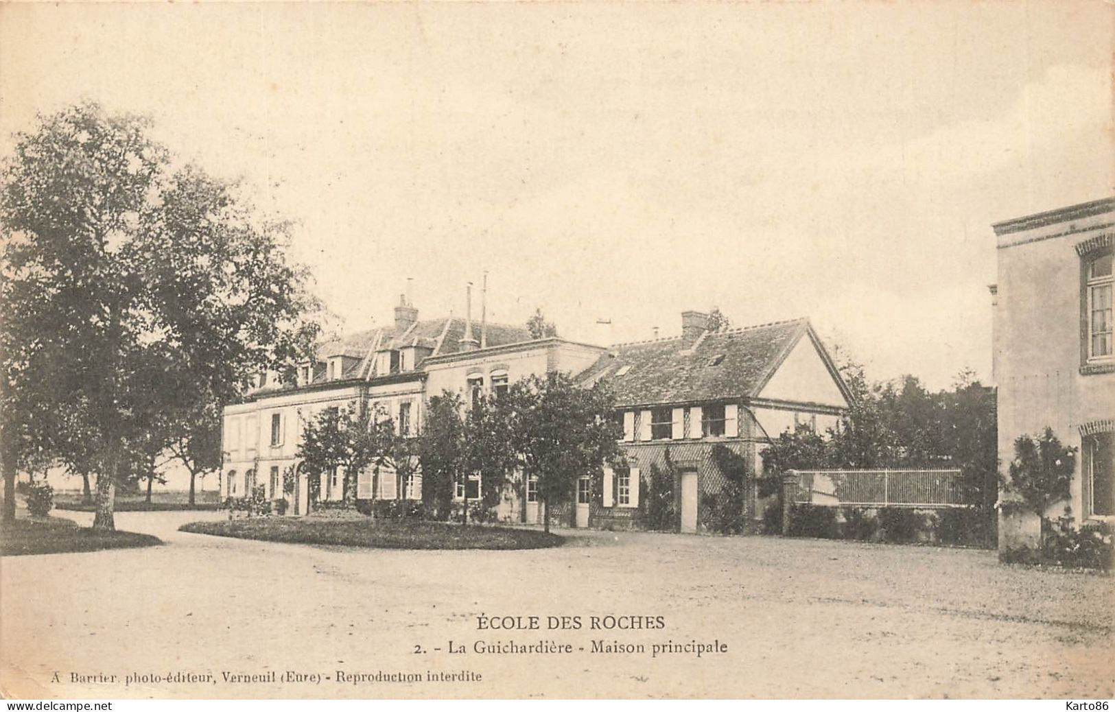 Verneuil * école Des Roches * La Guichardière * Maison Principale - Verneuil-sur-Avre