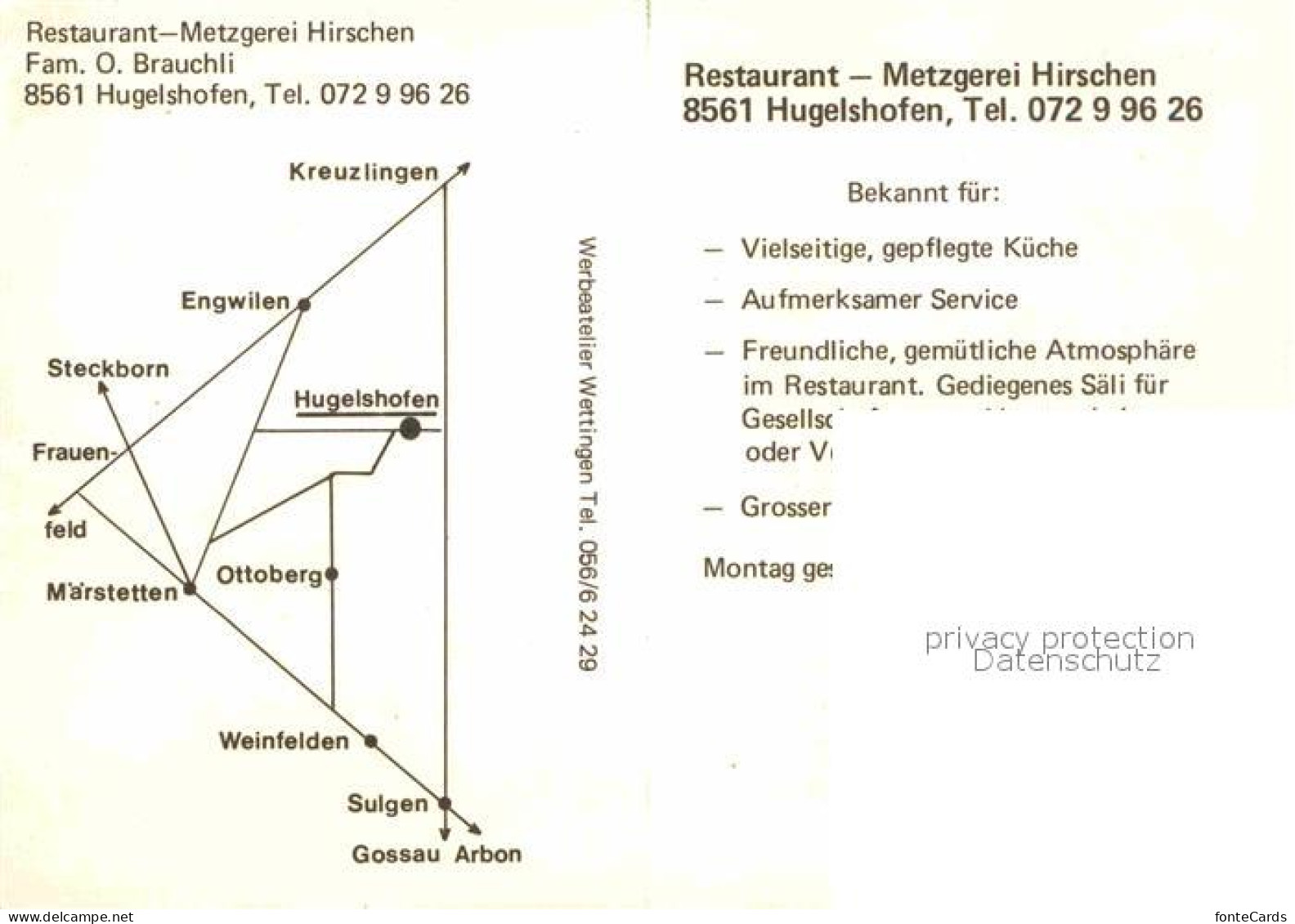 12757809 Hugelshofen Restaurant Hirschen Hugelshofen - Other & Unclassified