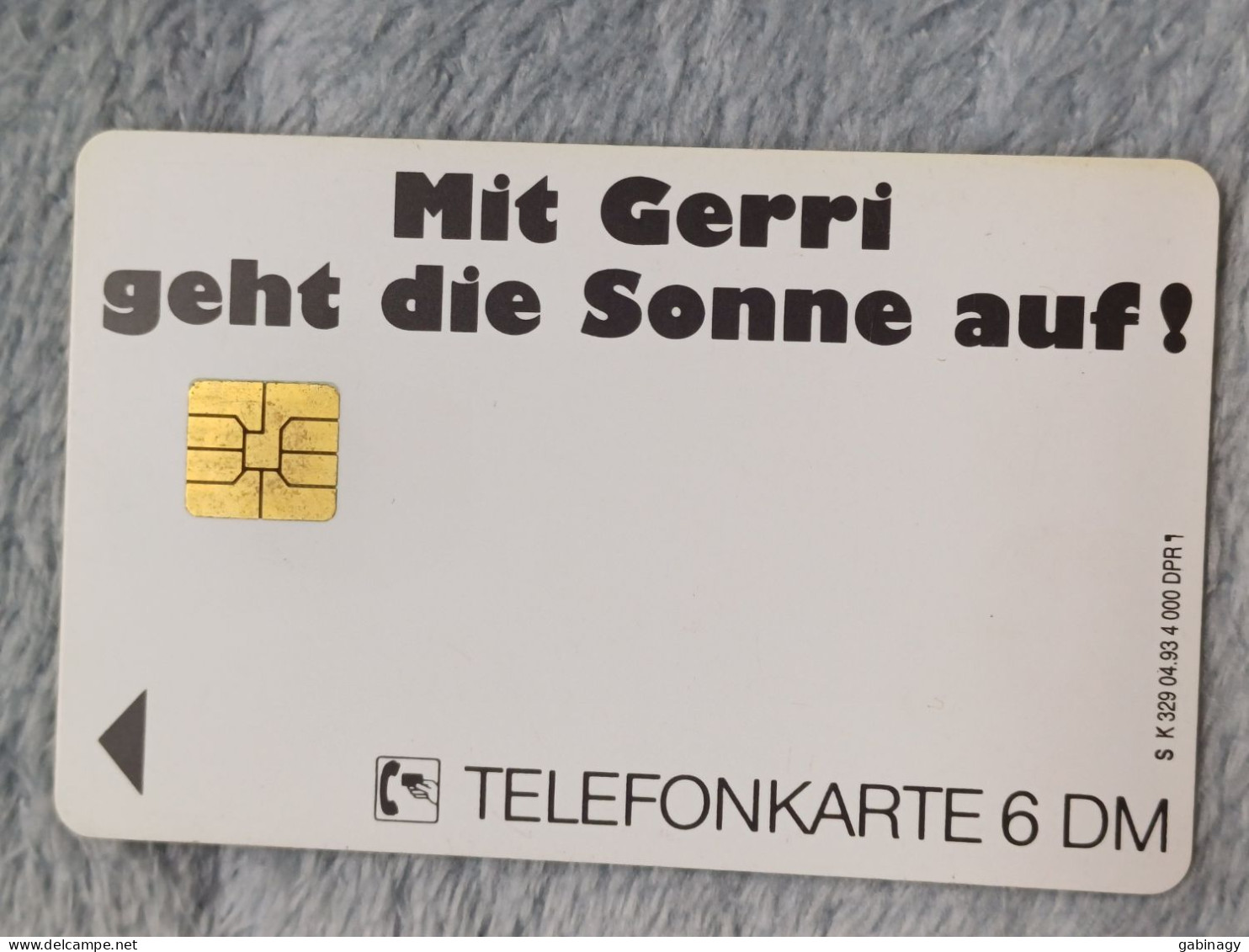 GERMANY-1220 - K 0329 - Gerri 2 - Mit Gerri Geht Die Sonne Auft - 4.000ex. - K-Series: Kundenserie