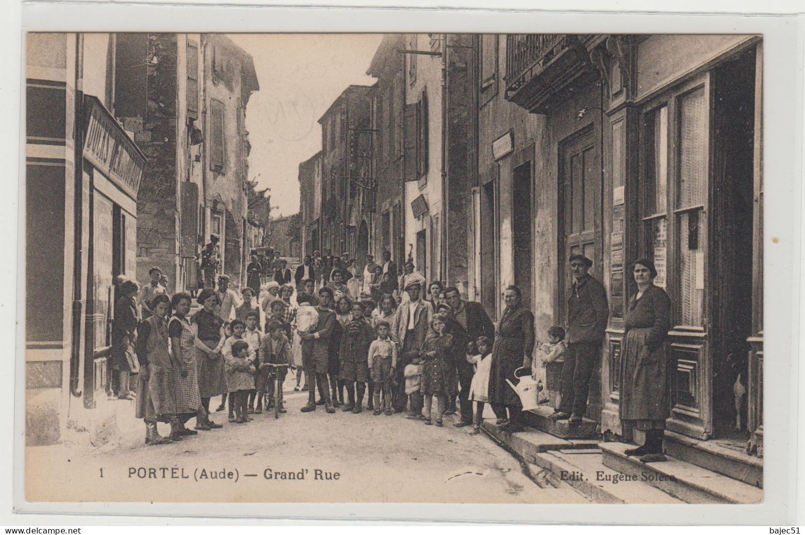 Portel "  Grand ' Rue " Docks Rare - Autres & Non Classés