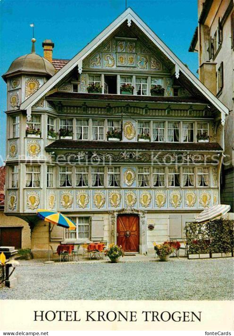 12755257 Trogen AR Hotel Restaurant Krone Historisches Gebaeude Trogen - Sonstige & Ohne Zuordnung