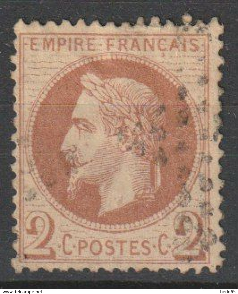 NAPOLEON N° 26B OBL TB - 1863-1870 Napoleone III Con Gli Allori