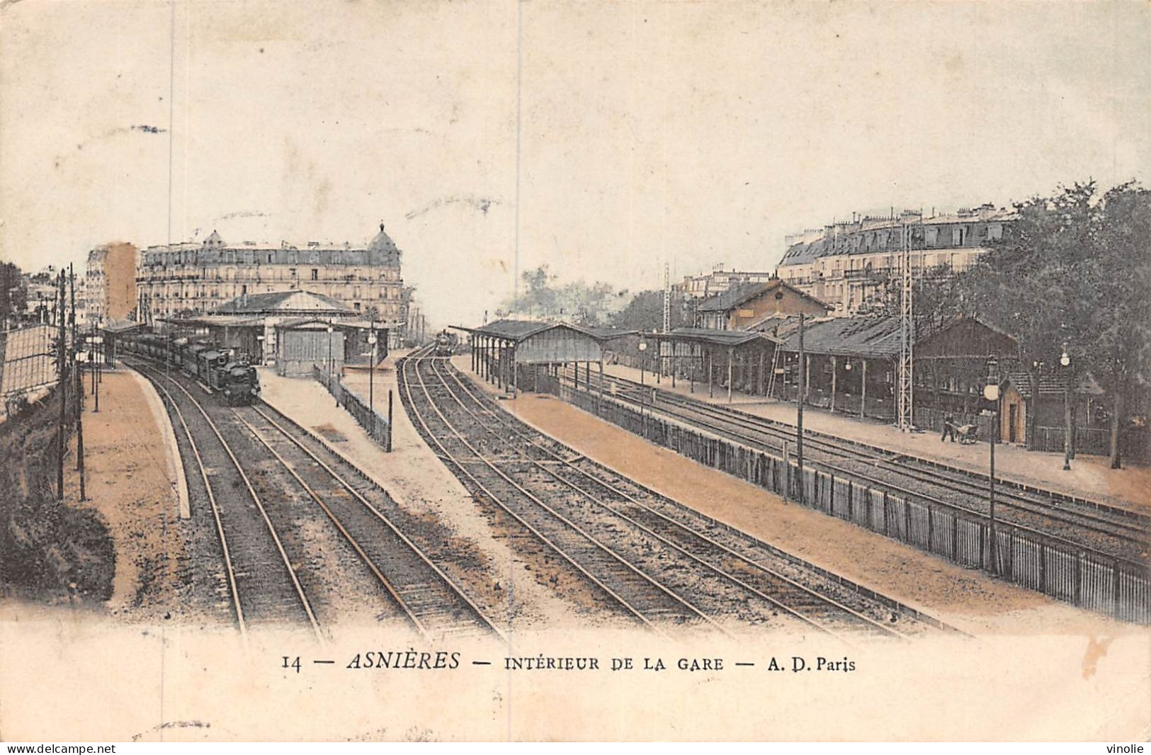 P-24-Mi-Is-1979 : ASNIERES. INTERIEUR DE LA GARE - Asnieres Sur Seine