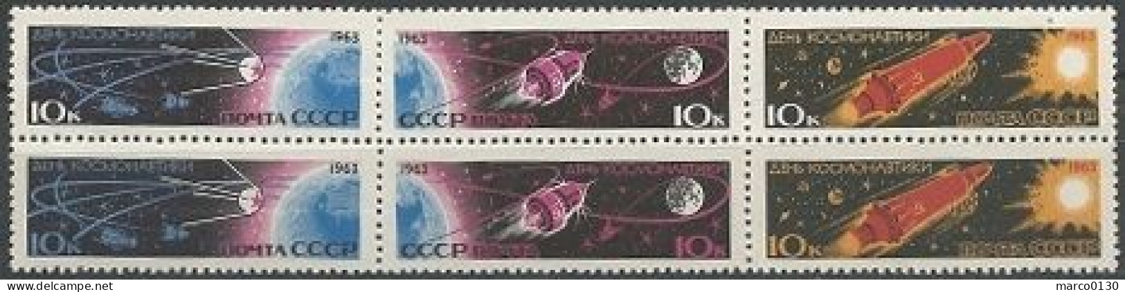 RUSSIE N° 2656 + N° 2657 + N° 2658 N° 2659 + N° 2660 + N° 2661 NEUF - Unused Stamps