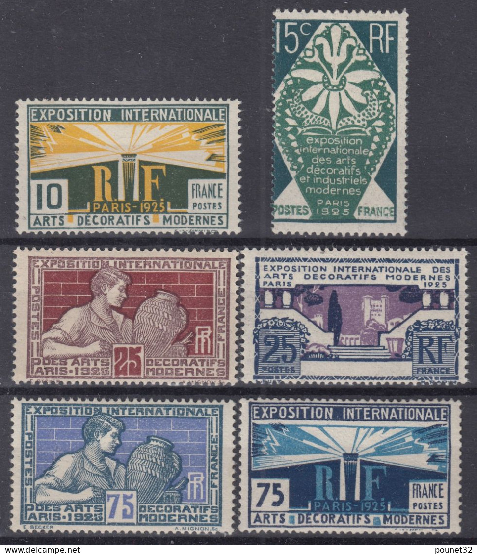 TIMBRE FRANCE ARTS DECORATIFS SERIE N° 210/215 NEUVE ** GOMME SANS CHARNIERE - Nuevos