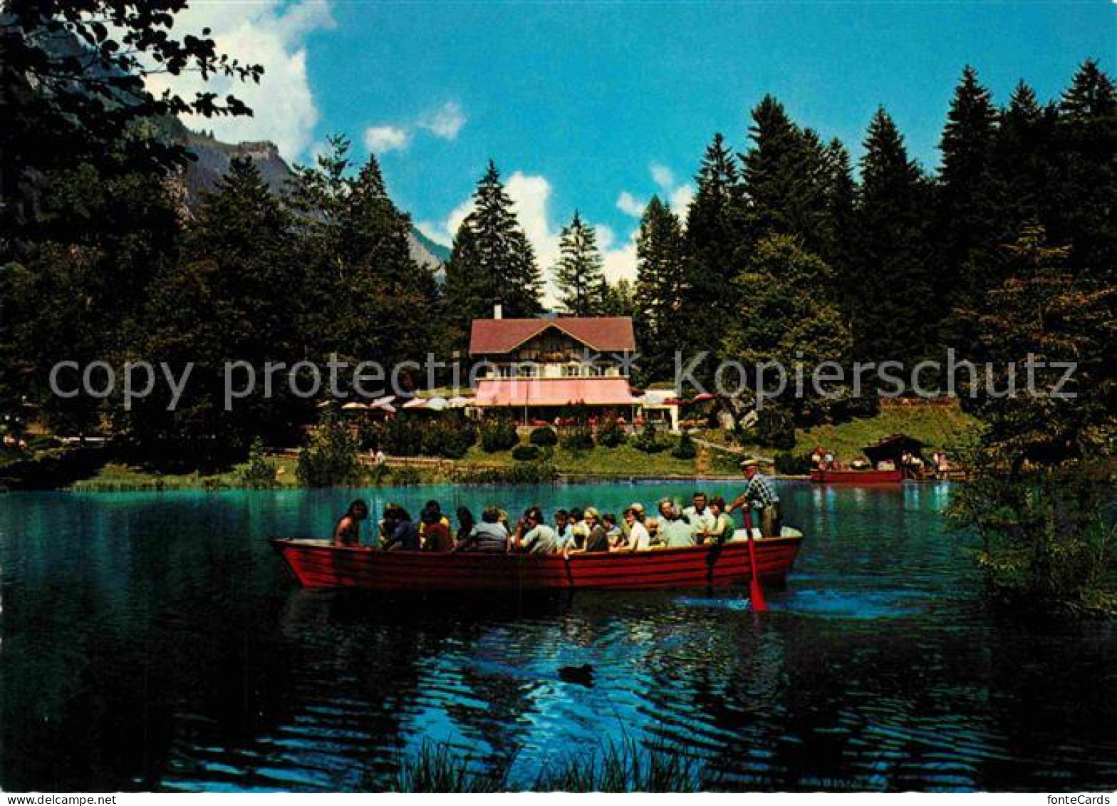 12751349 Blausee-Mitholz Mit Hotel Im Kandertal Kanfahrt Blausee-Mitholz - Altri & Non Classificati