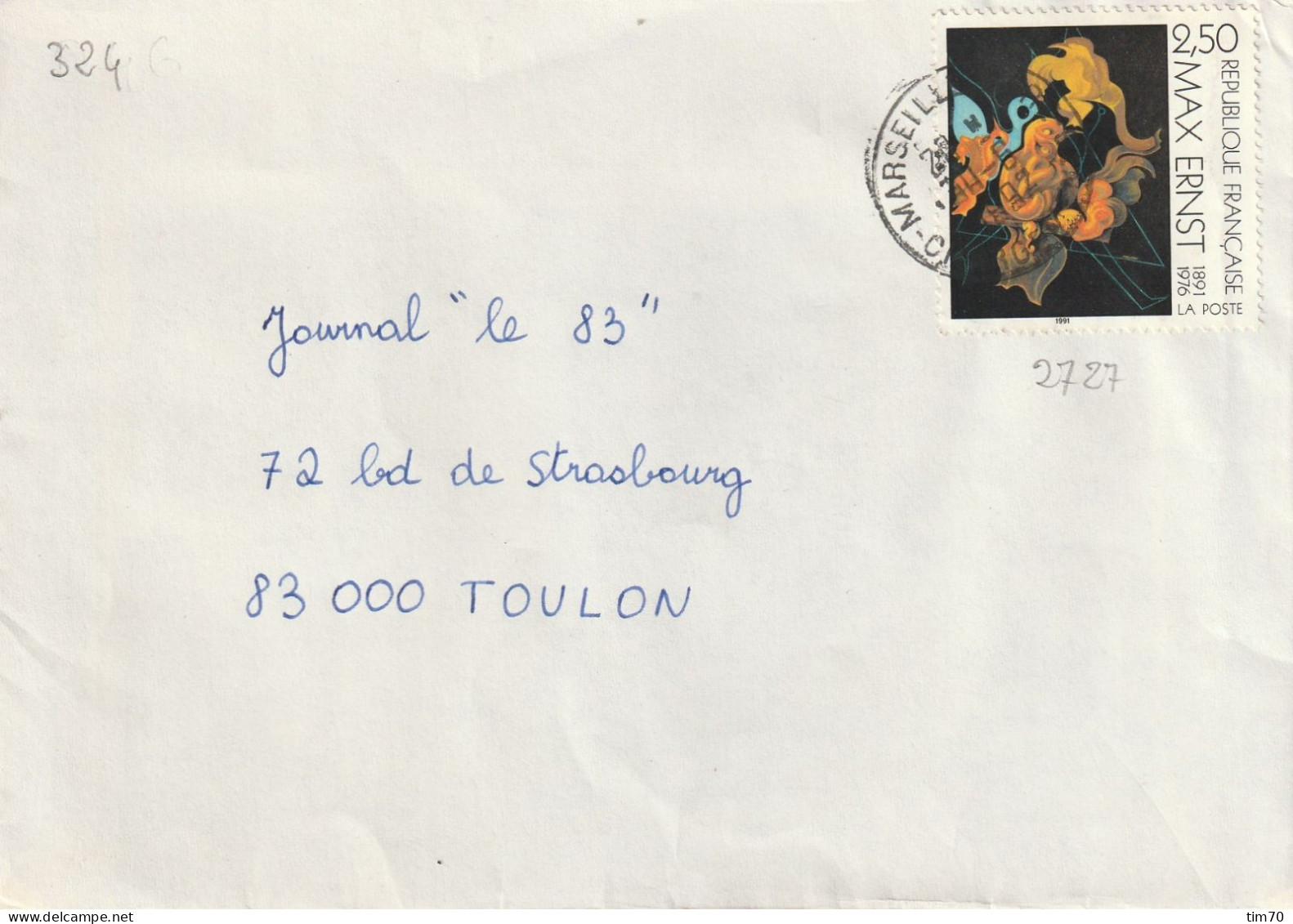 CAD  / N°  2727     MARSEILLLE  - 13 - Handstempel