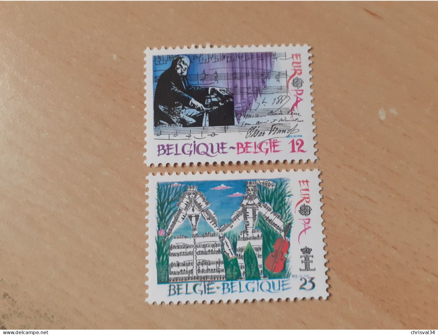 TIMBRES   BELGIQUE   ANNEE   1985   N  2175  /  2176   NEUFS   LUXE** - Nuevos
