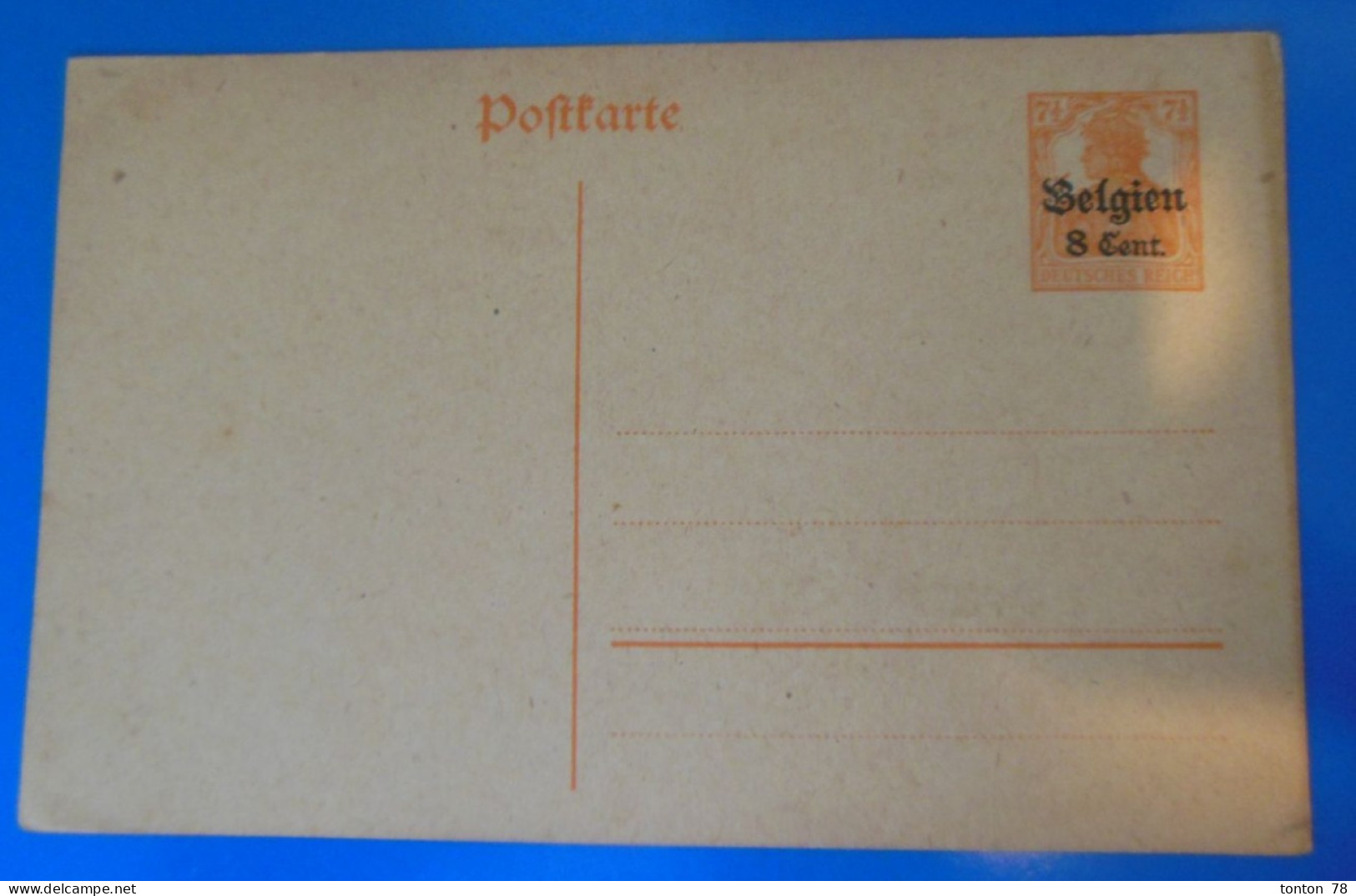 ENTIER POSTAL SUR CARTE     -   BELGIQUE - Tarjetas 1871-1909