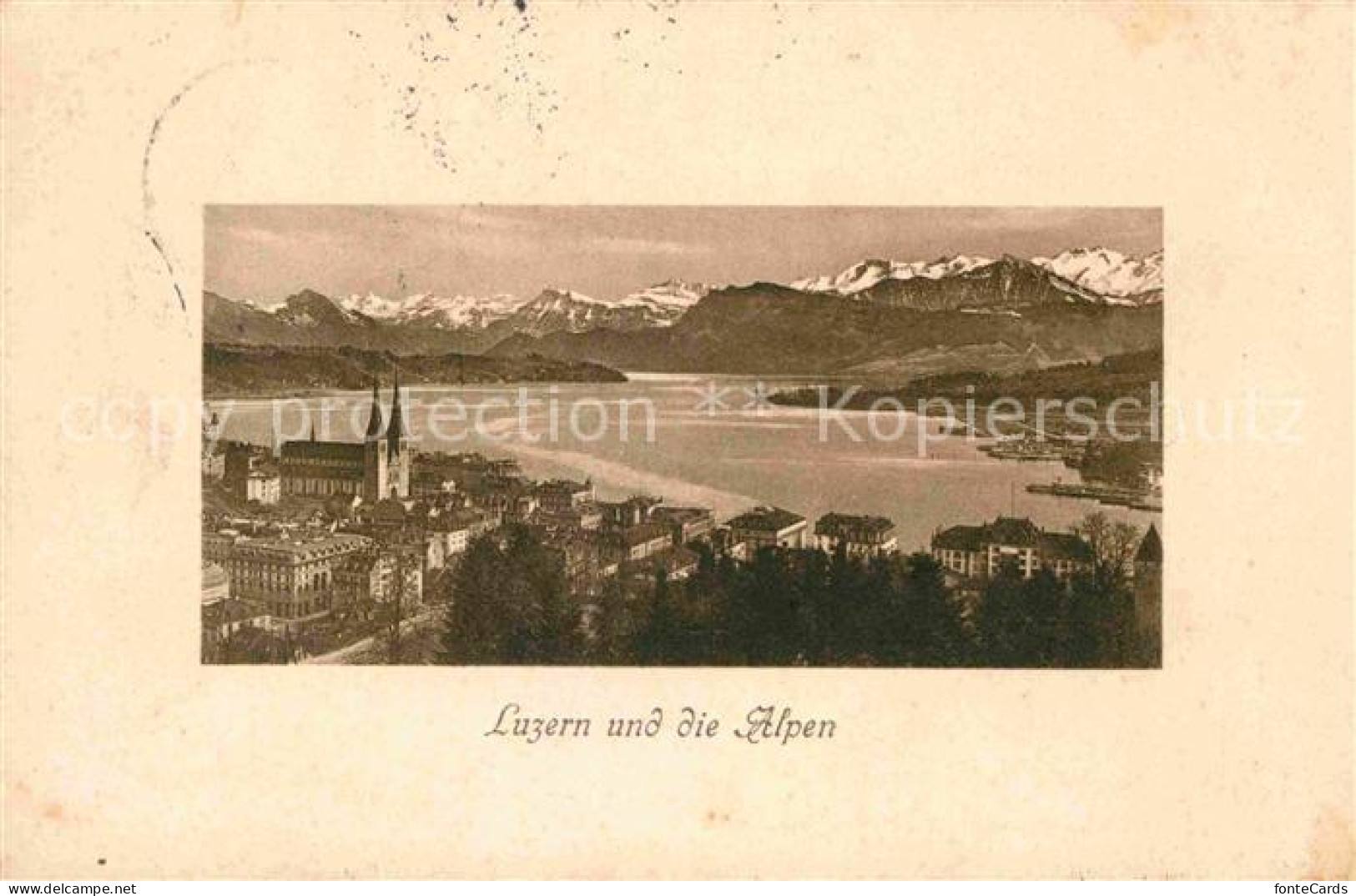 12748069 Luzern LU Panorama Vierwaldstaettersee Alpen Luzern - Other & Unclassified