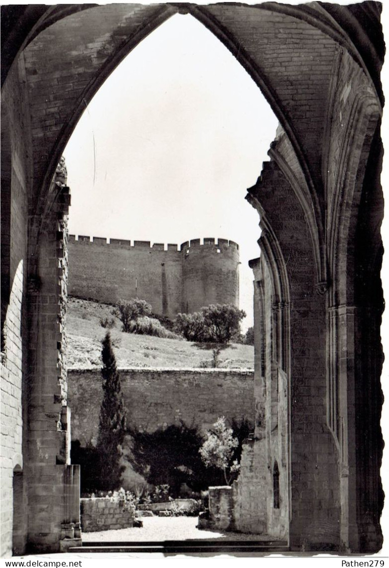 CPSM FRANCE 30 GARD VILLENEUVE-LES-AVIGNON - La Chartreuse Et Le Fort Saint-André - 1958 - Villeneuve-lès-Avignon