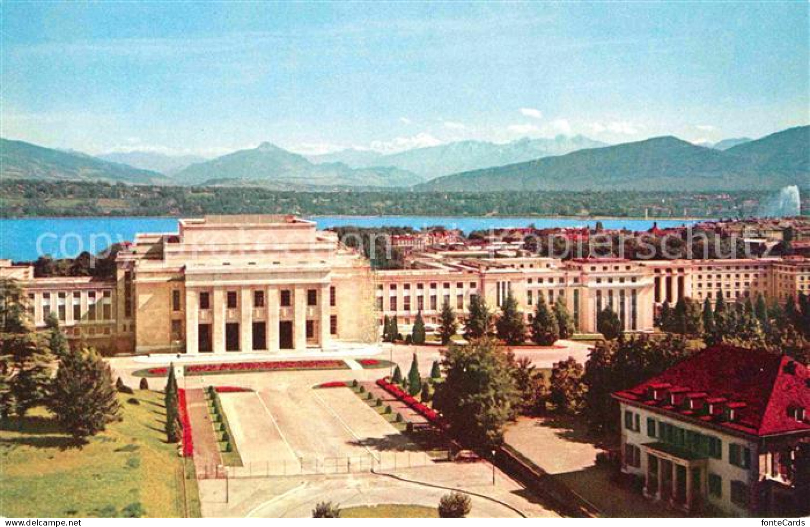 12744069 Geneve GE Palais De O.N.U. Lac Et Mont Blanc Geneve - Other & Unclassified