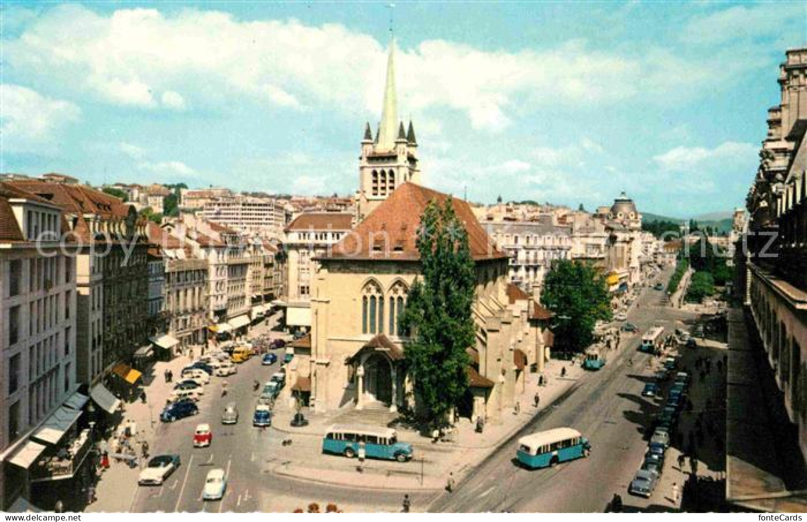 12743807 Lausanne VD Eglise Et Place De St. Francois Lausanne - Other & Unclassified