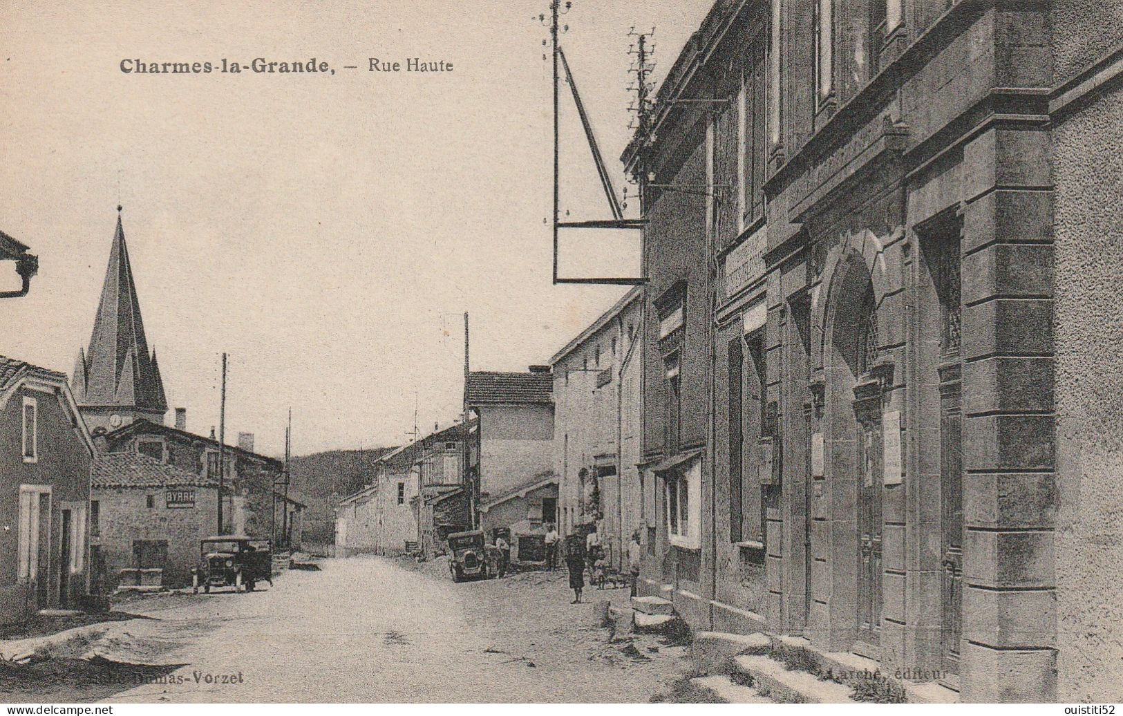 Charmes  La Grande Rue Haute ( Animee Voiture ) ( Vorzet ) - Altri & Non Classificati