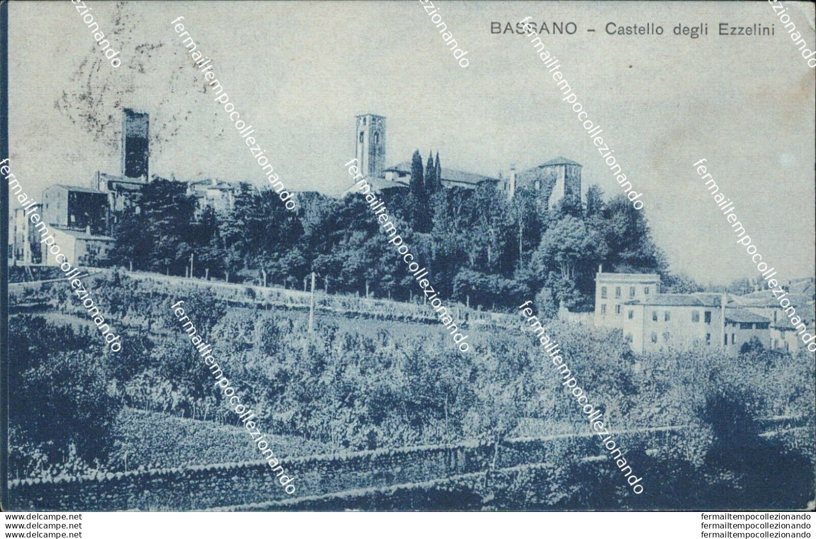 Bm487 Cartolina Bassano Vicenza Posta Militare 29 Divisione 1917 - Vicenza