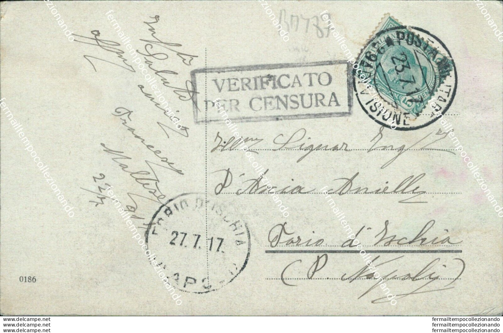 Bm487 Cartolina Bassano Vicenza Posta Militare 29 Divisione 1917 - Vicenza