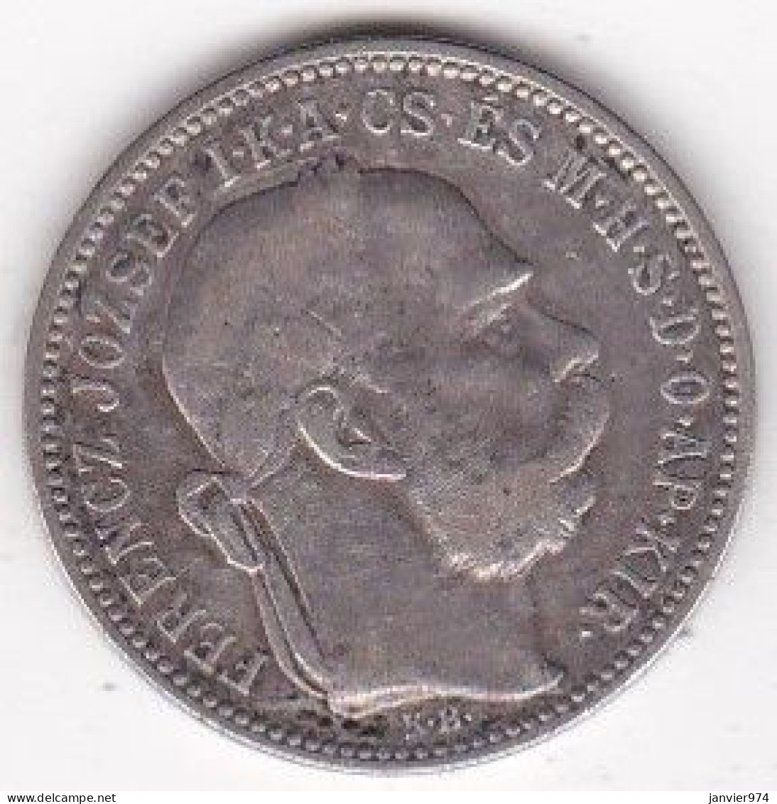 Hongrie 1 Korona 1893 Francois Joseph I, En Argent, KM# 484 - Ungarn