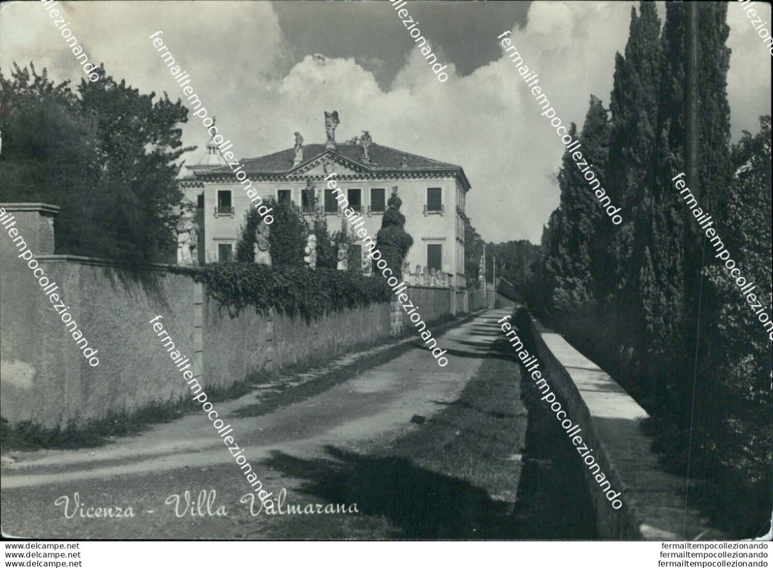 Bl608 Cartolina Vicenza Citta' Villa Valmarana - Vicenza