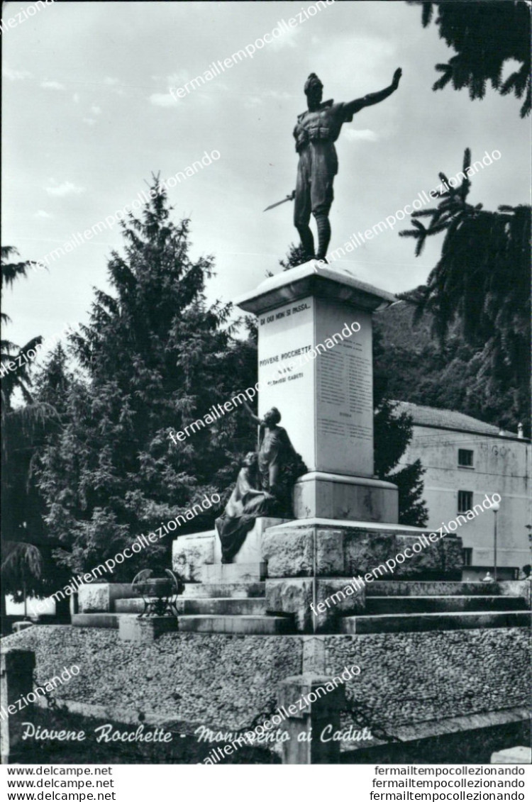 Bb209  Cartolina Piovene Rocchette Monumento Ai Caduti Vicenza - Vicenza