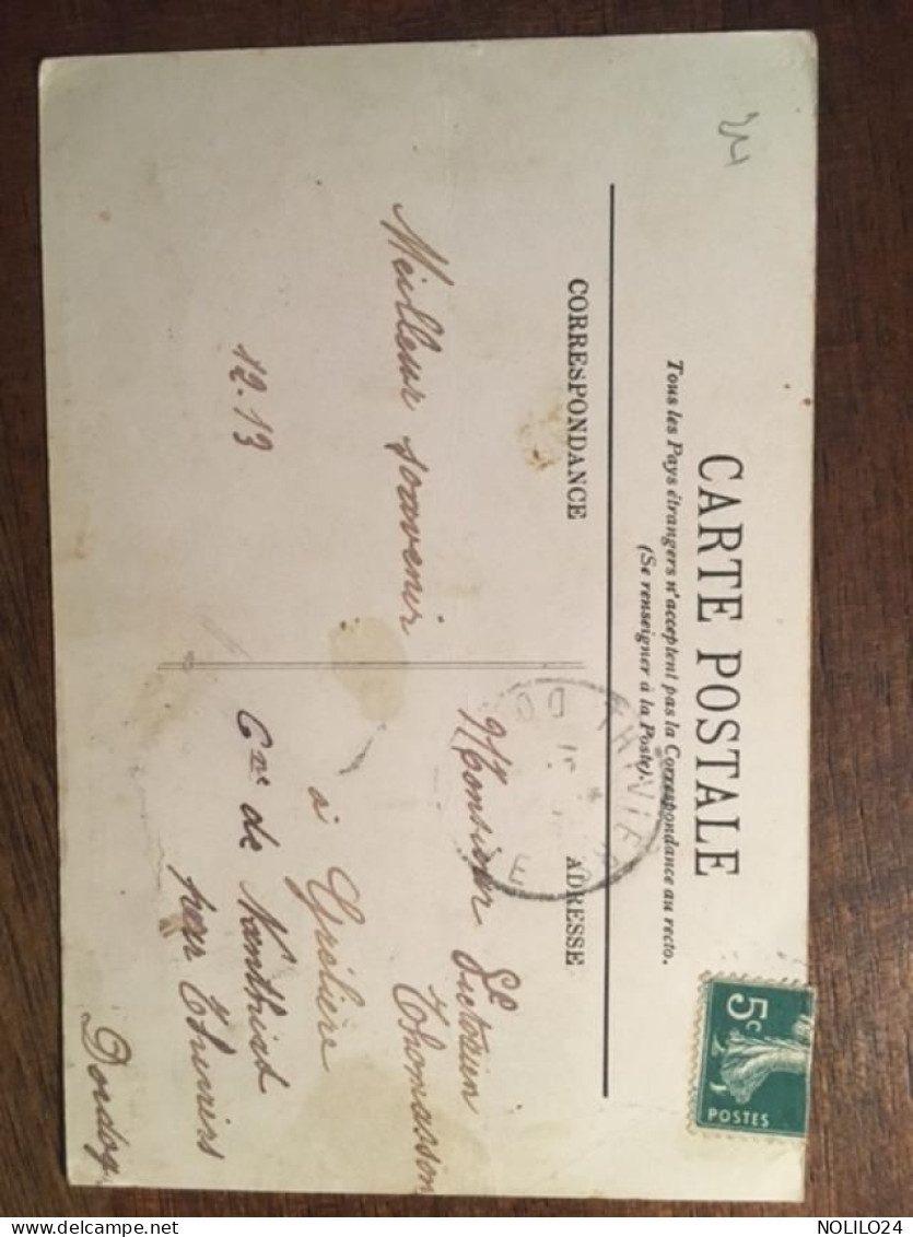 Cpa 24 Dordogne, Saint Pierre De Cole, L'Ecole, Animée, éd Domège, écrite En 1910 - Other & Unclassified