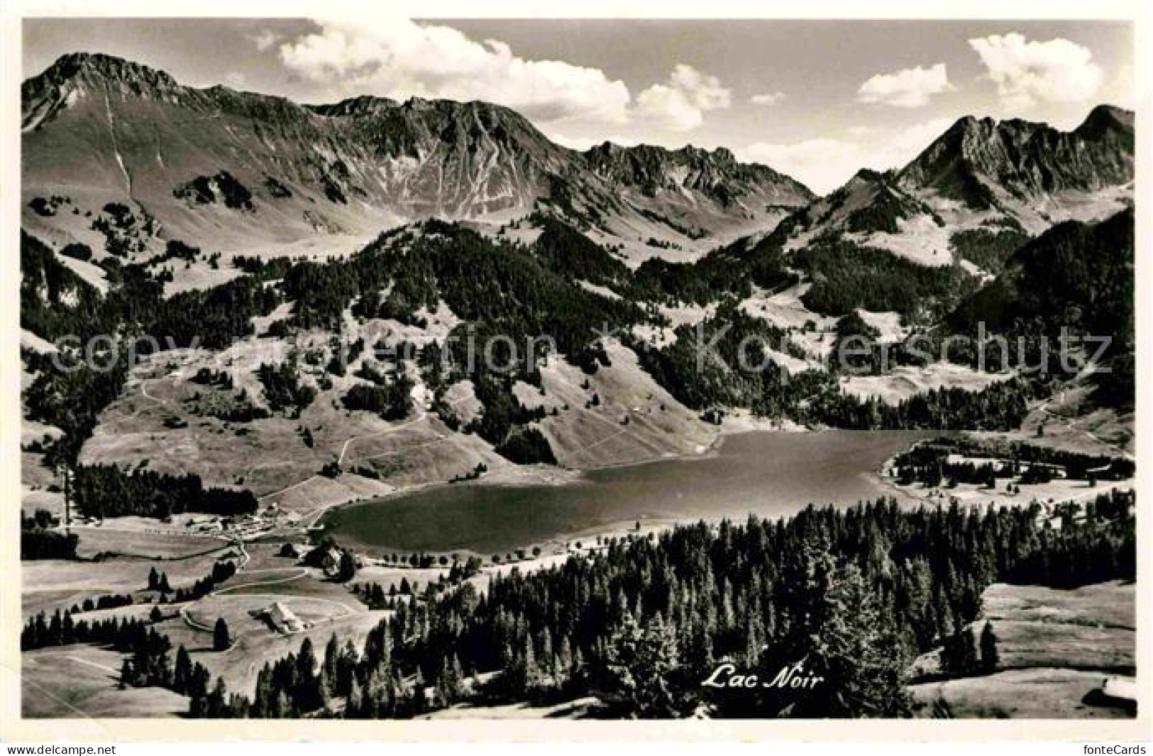 12737297 Schwarzsee Sense Hotel Restaurant Gypsern Panorama Schwarzsee - Sonstige & Ohne Zuordnung