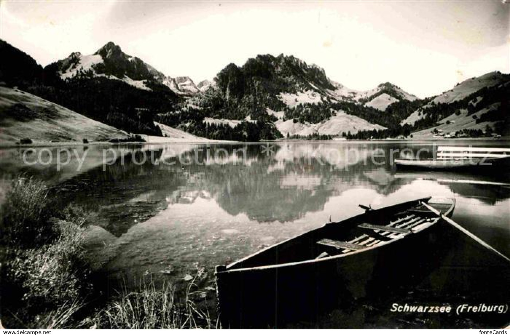 12737269 Schwarzsee Sense Panorama Schwarzsee - Sonstige & Ohne Zuordnung