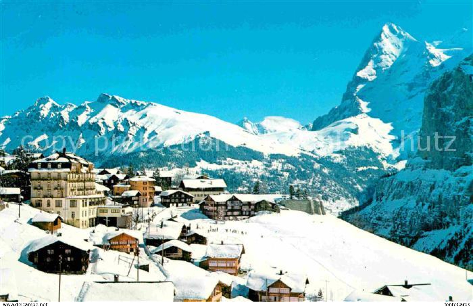 12737267 Muerren BE Lauberhorn Kleine Scheidegg Eiger Muerren - Other & Unclassified