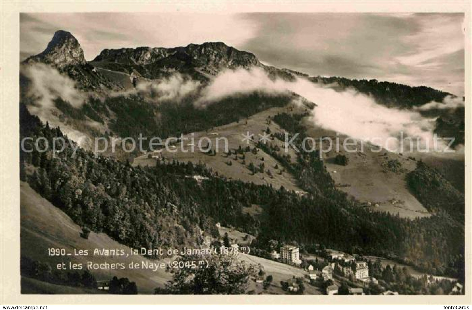 12737177 Les Avants La Dent De Jaman Et Les Rochers De Naye Les Avants - Andere & Zonder Classificatie