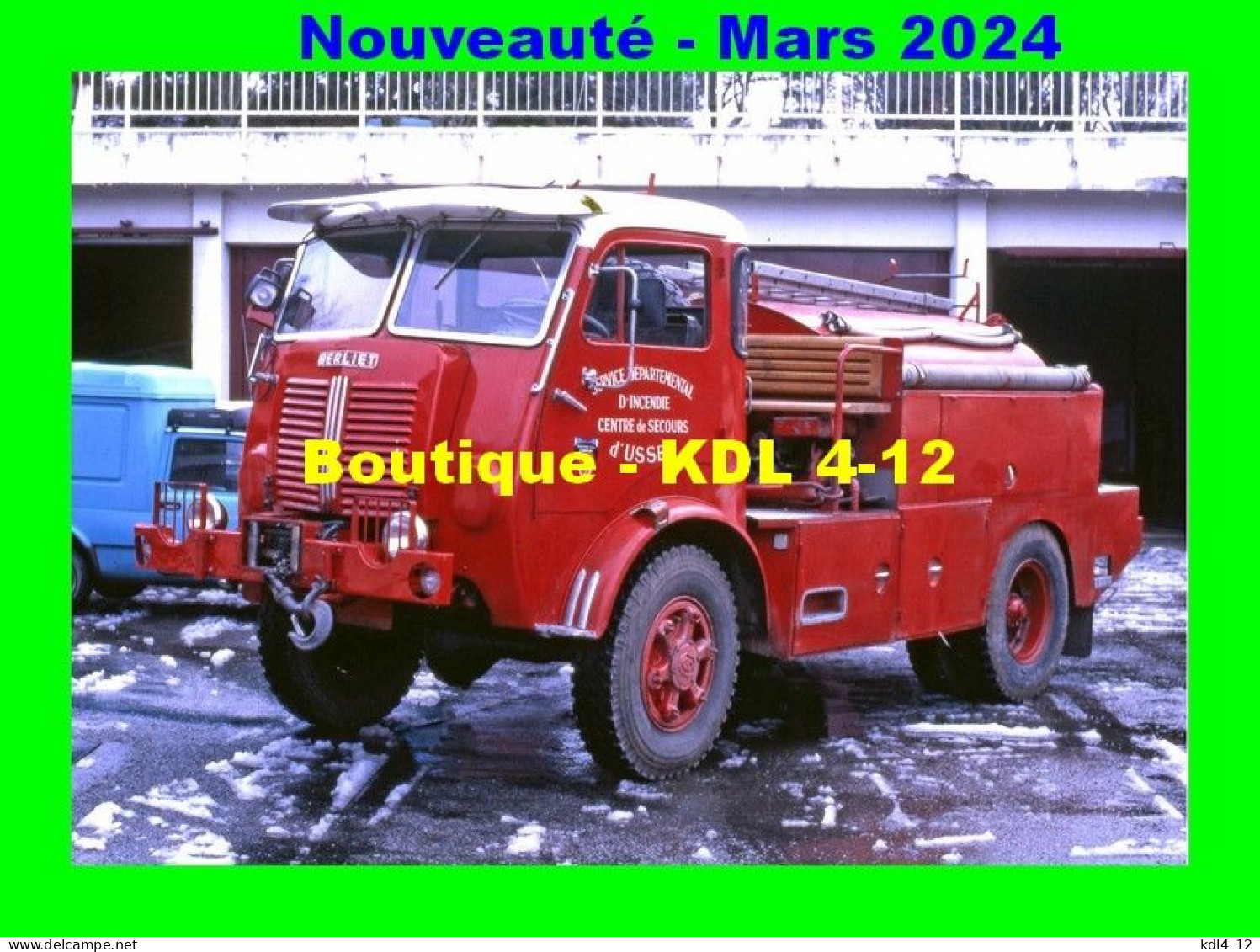 AL SP 222 - Camion Citerne Feux De Forêt Lourd Berliet GLB 4x4 - USSEL - Corrèze - Ussel