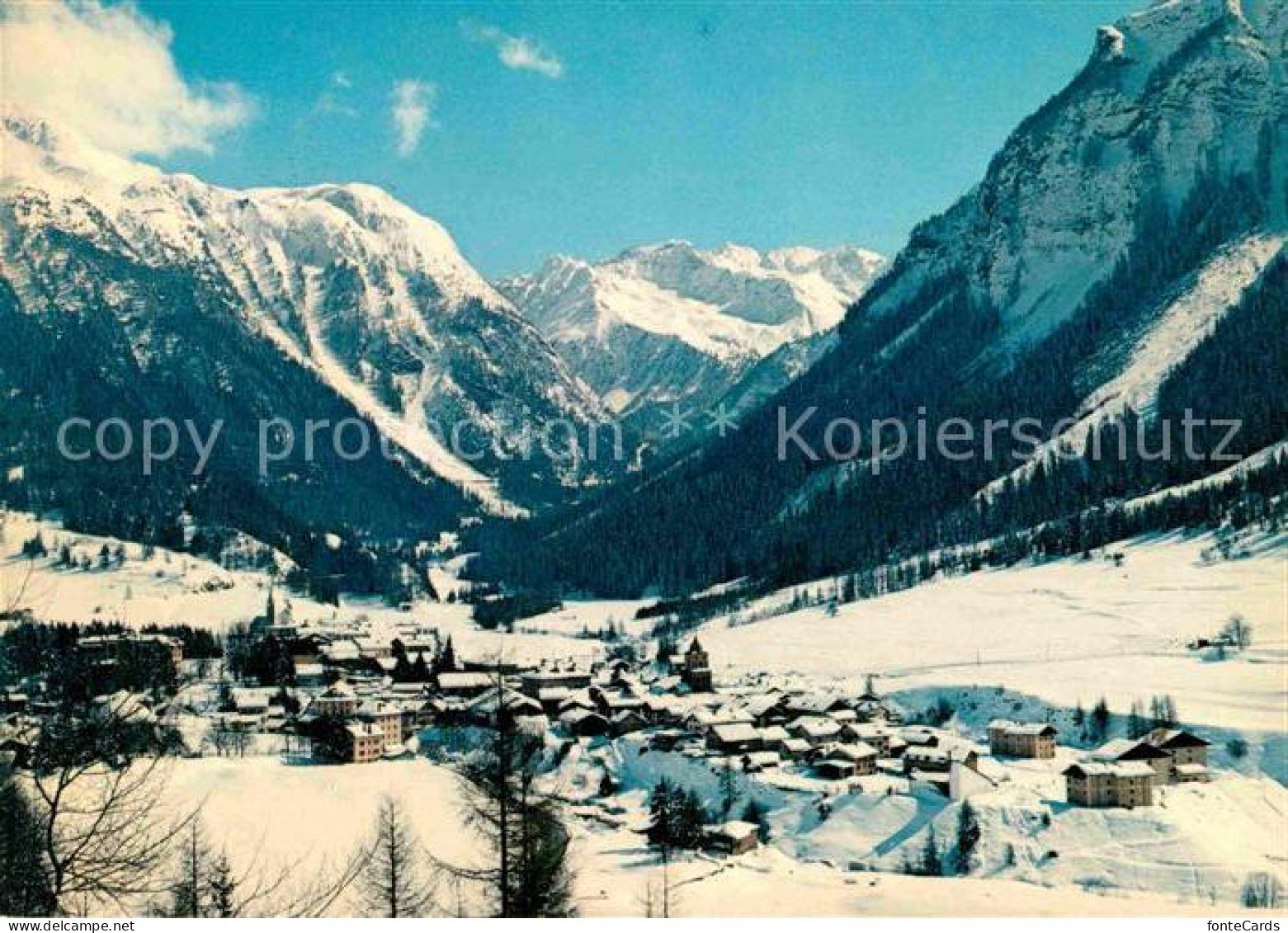 12736167 Berguen Bravuogn GR Gesamtansicht Mit Alpenpanorama Im Winter Berguen B - Other & Unclassified