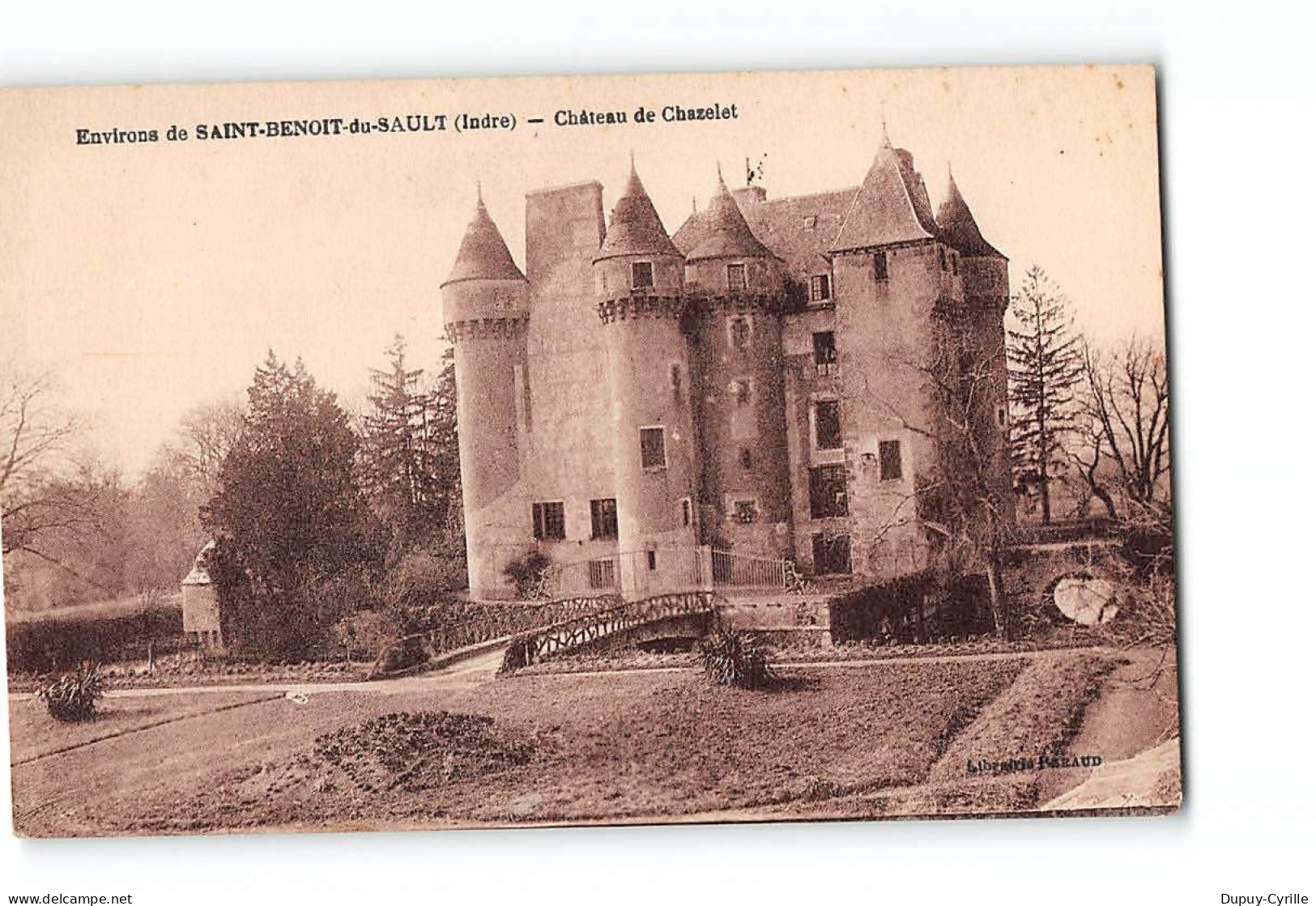 Environs De SAINT BENOIT DU SAULT - Château De Chazelet - Très Bon état - Autres & Non Classés