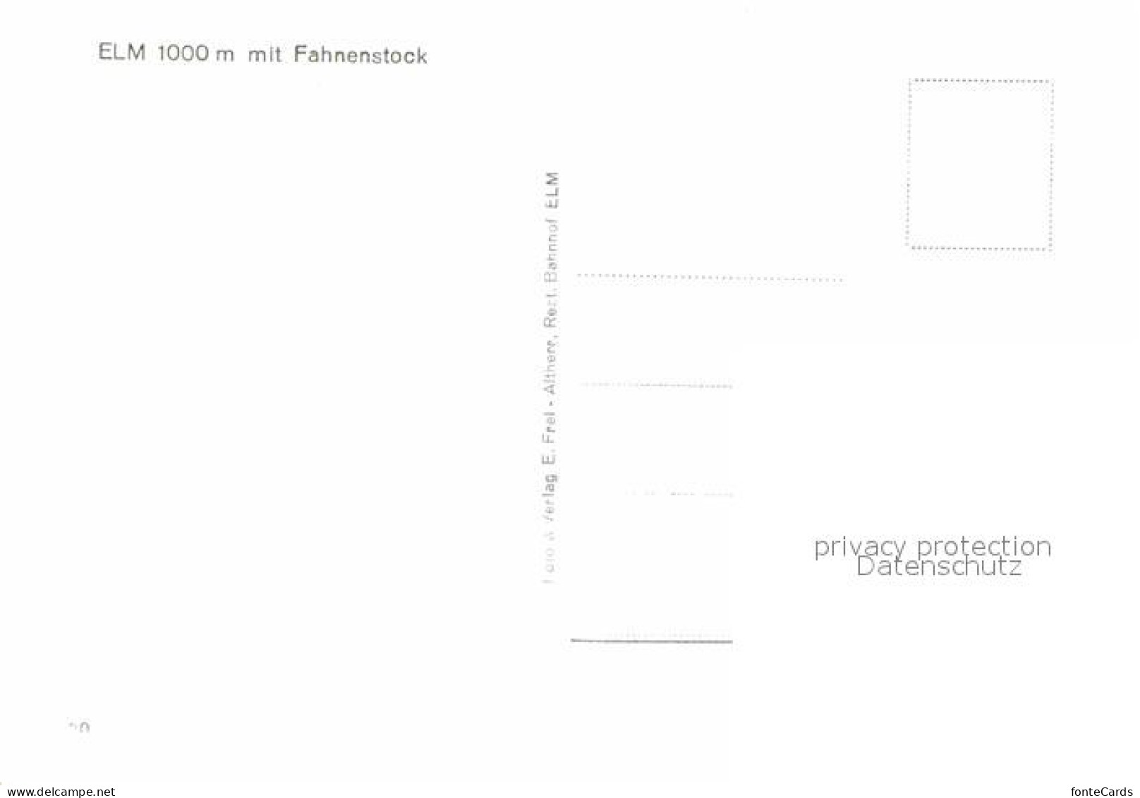 12735357 Elm GL Mit Fahnenstock Elm - Sonstige & Ohne Zuordnung