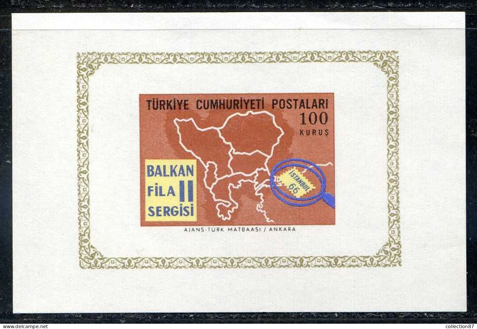 REF093 > TURQUIE < Yv BF N° 12 * * -  MNH * * -- Turkey -- Bloc Block - Blocs-feuillets