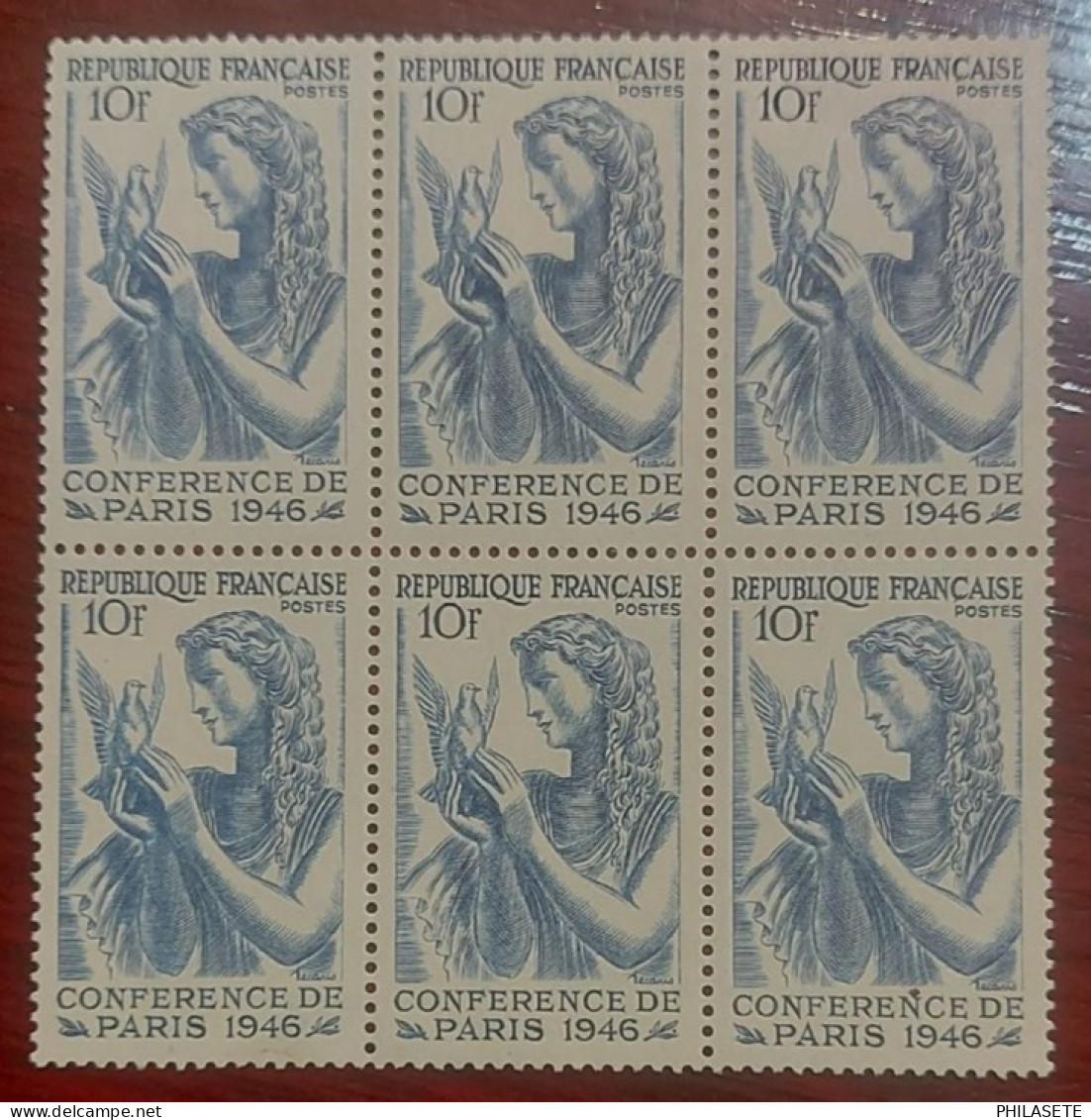 France Bloc De 6 Timbres  Neuf**  YV N° 762 Conférence De La Paix Paris - Nuovi