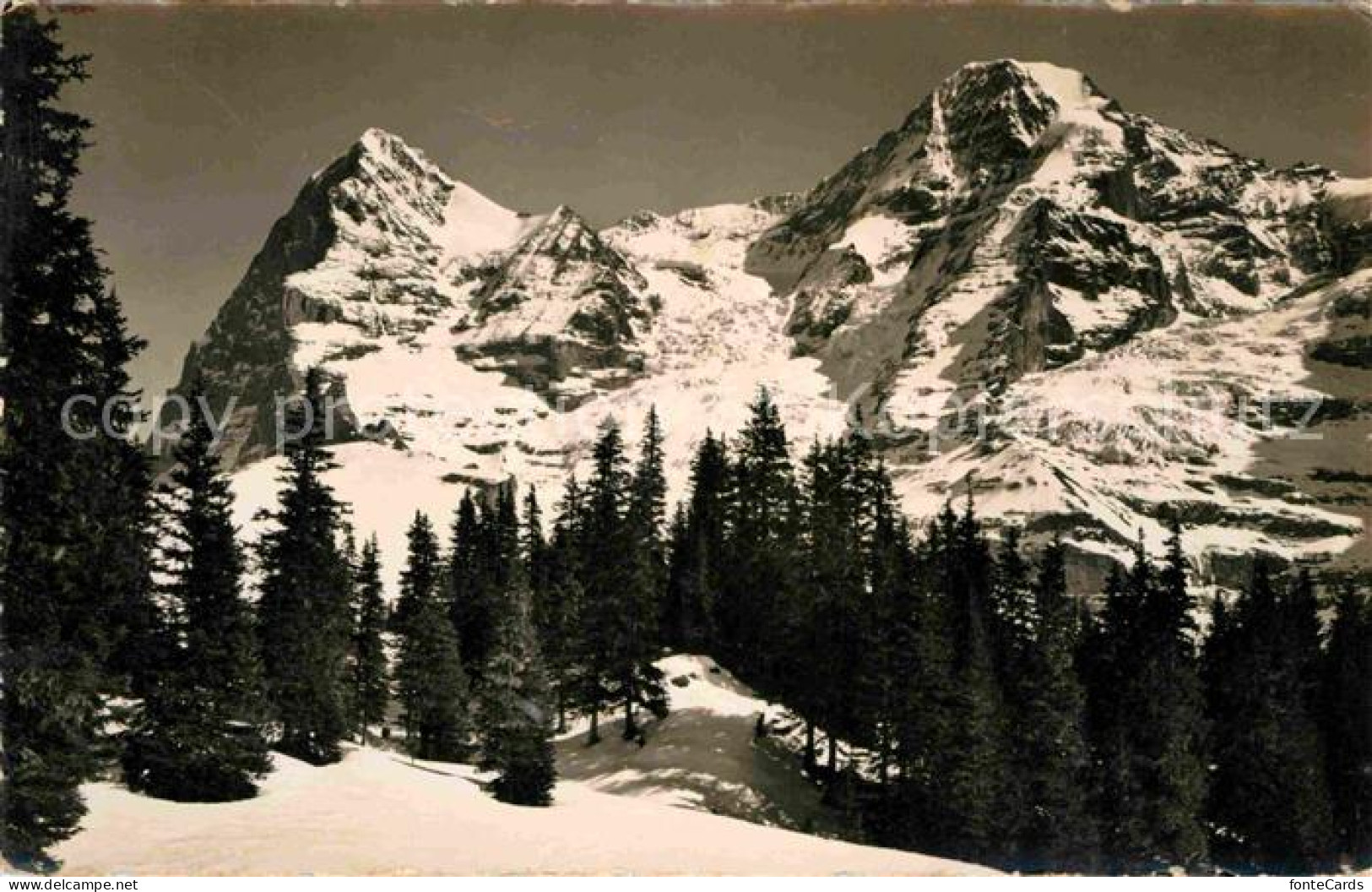 12735137 Wengen BE Mettlenalp Eiger Und Moench Berner Alpen Wengen - Sonstige & Ohne Zuordnung