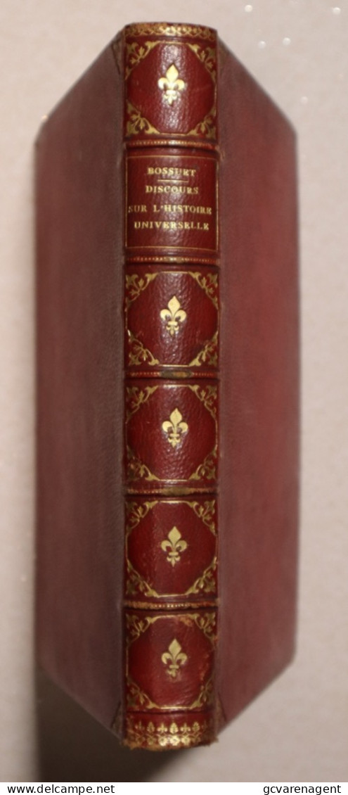 DISCOURS SUR L'HISTOIRE UNIVERSELLE 1898 PAR BOSSUET  - DESCLEE DE BROUWER  462 PAGES BON ETAT   ZIE AFBEELDINGEN - 1801-1900