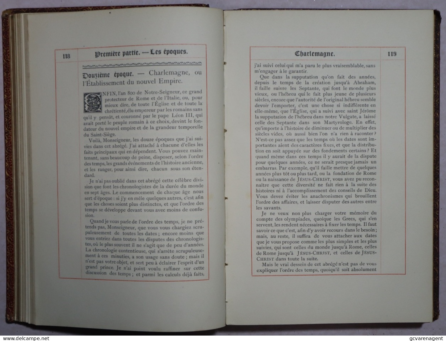 DISCOURS SUR L'HISTOIRE UNIVERSELLE 1898 PAR BOSSUET  - DESCLEE DE BROUWER  462 PAGES BON ETAT   ZIE AFBEELDINGEN - 1801-1900