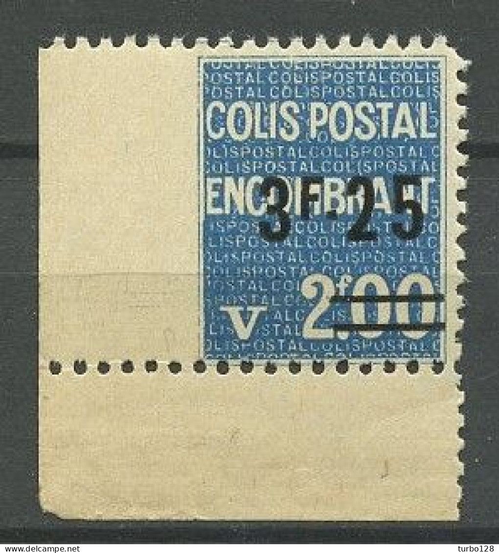 RARE - COLIS POSTAUX 1938 N° 154 Avec 1 Côté Vertical Non Dentelé ** MNH Superbe  Valeur Colis Encombrant - Nuovi