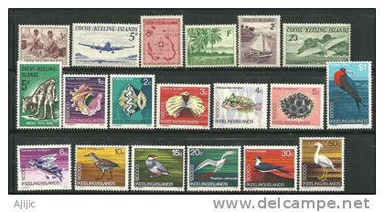 3 Années Complètes 1963 1965 1969.  19 T-p Neufs **.  Cote 107,00 € - Islas Cocos (Keeling)