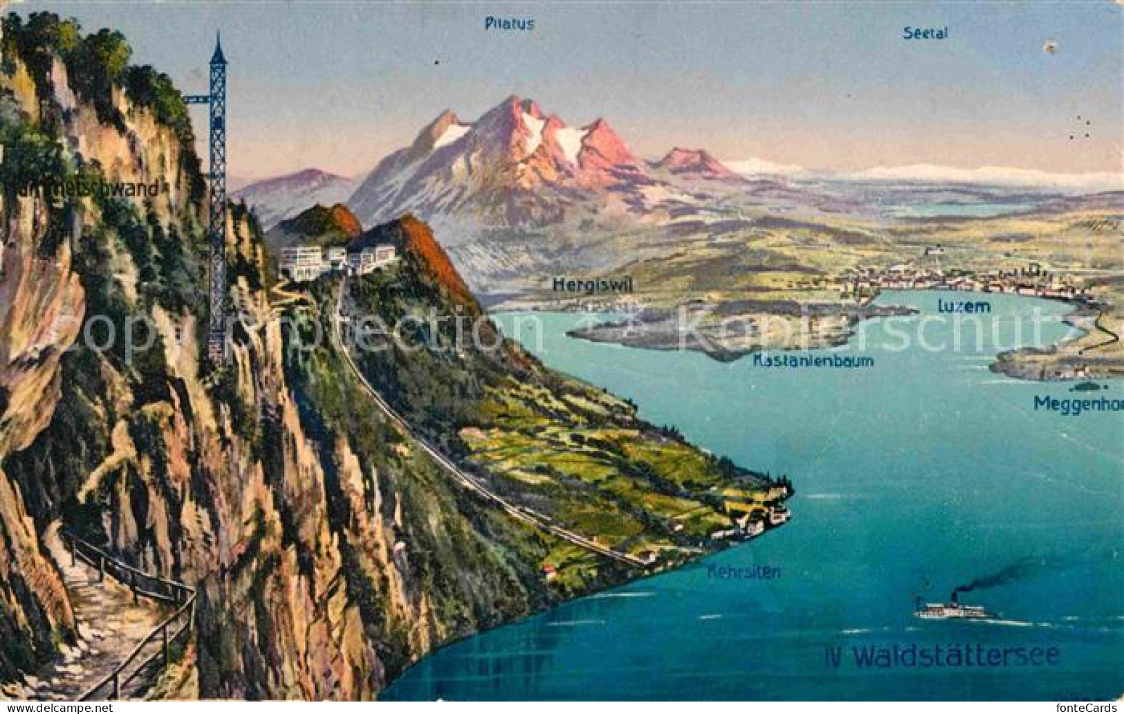 12734329 Vierwaldstaettersee SZ Mit Luzern Pilatus Seetal Brunnen - Other & Unclassified