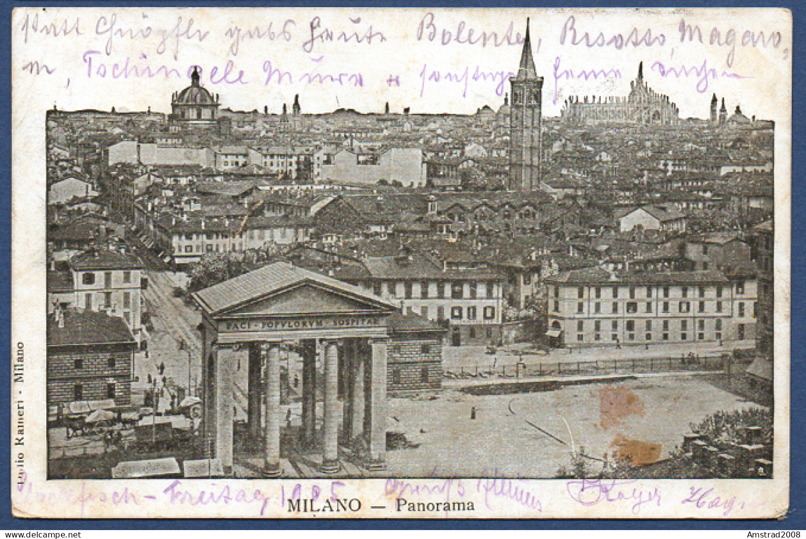 1905 - MILANO - PANORAMA - ITALIE - Milano (Milan)