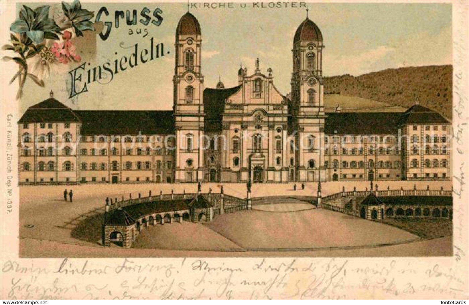 12734137 Einsiedeln SZ Kirche Kloster  Einsiedeln SZ - Autres & Non Classés