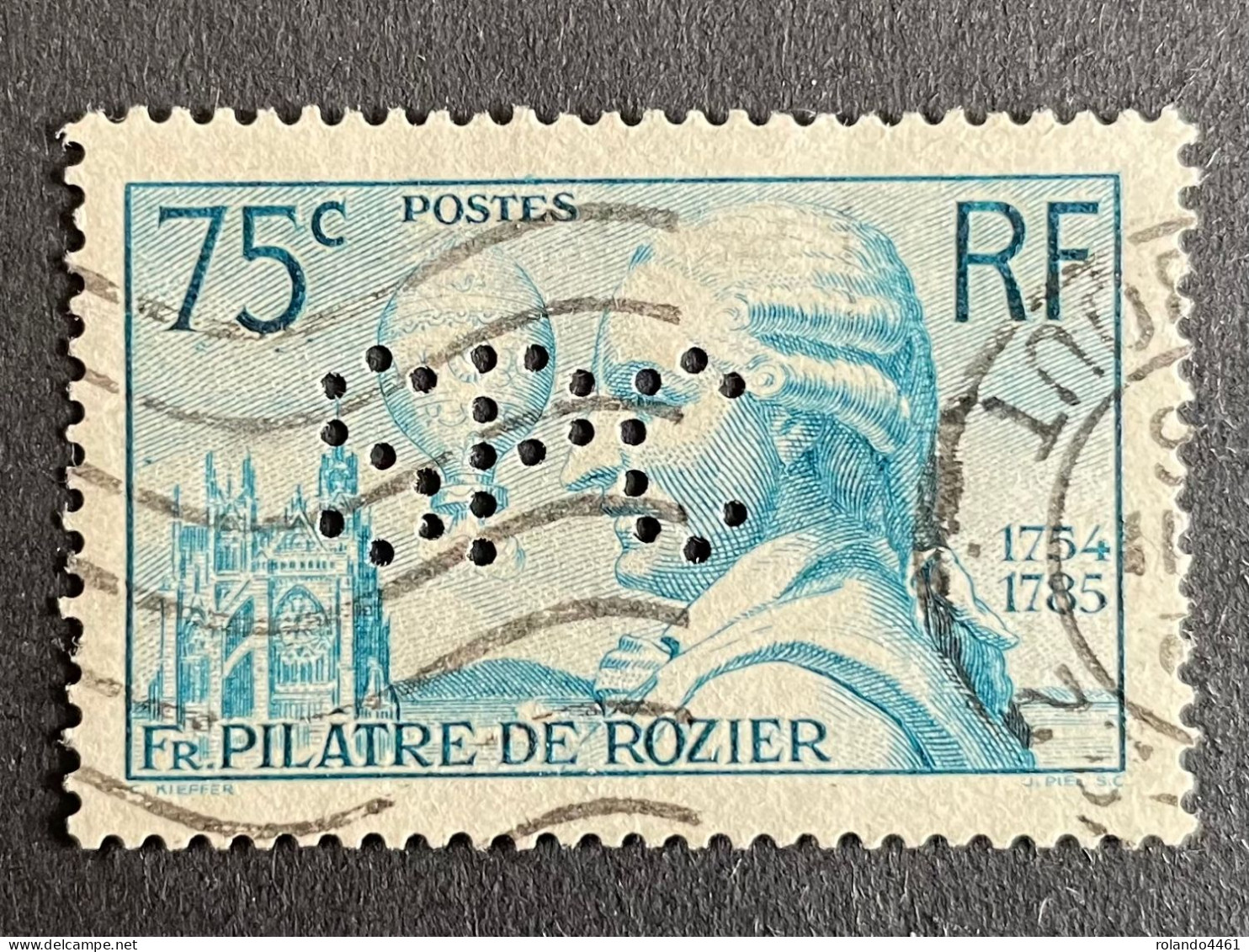 FRANCE S N° 313 1924/25 SPC 193 Indice 4 Perforé Perforés Perfins Perfin Superbe ! - Sonstige & Ohne Zuordnung