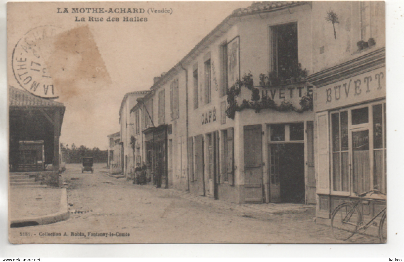 CPA ( La Mothe Achard - Rue Des Halles ) - La Mothe Achard