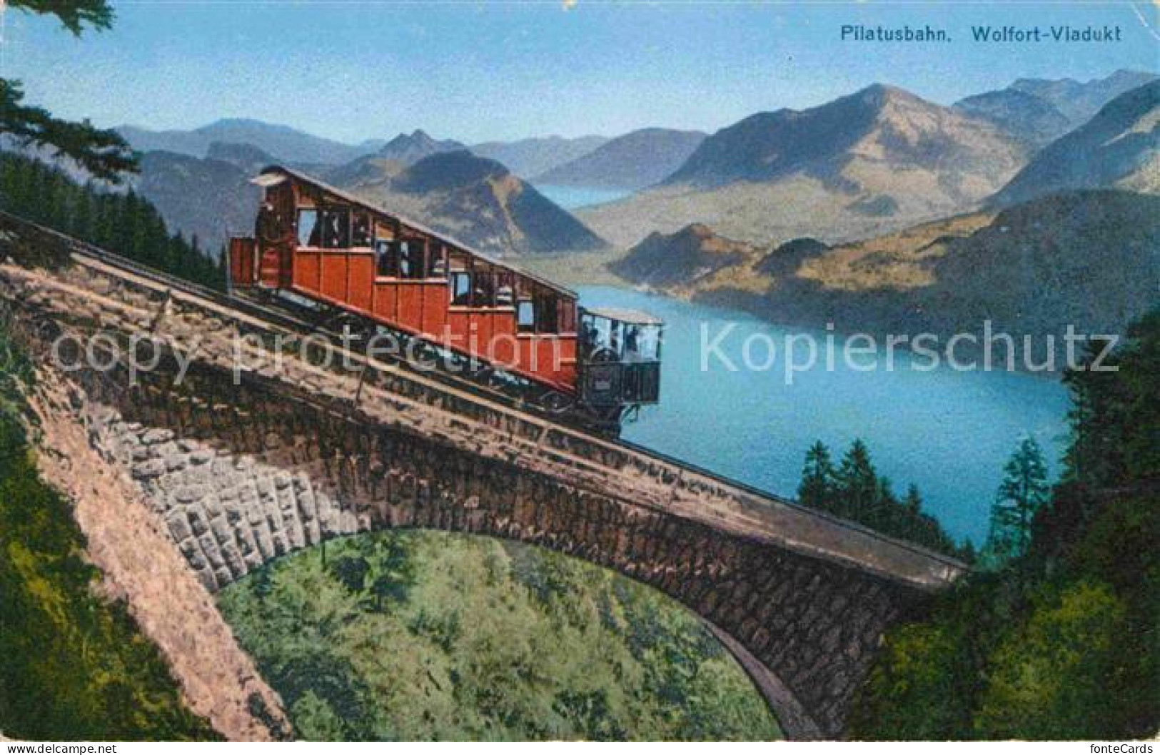 12733529 Pilatus Wolfort Viadukt Pilatusbahn Pilatus - Andere & Zonder Classificatie