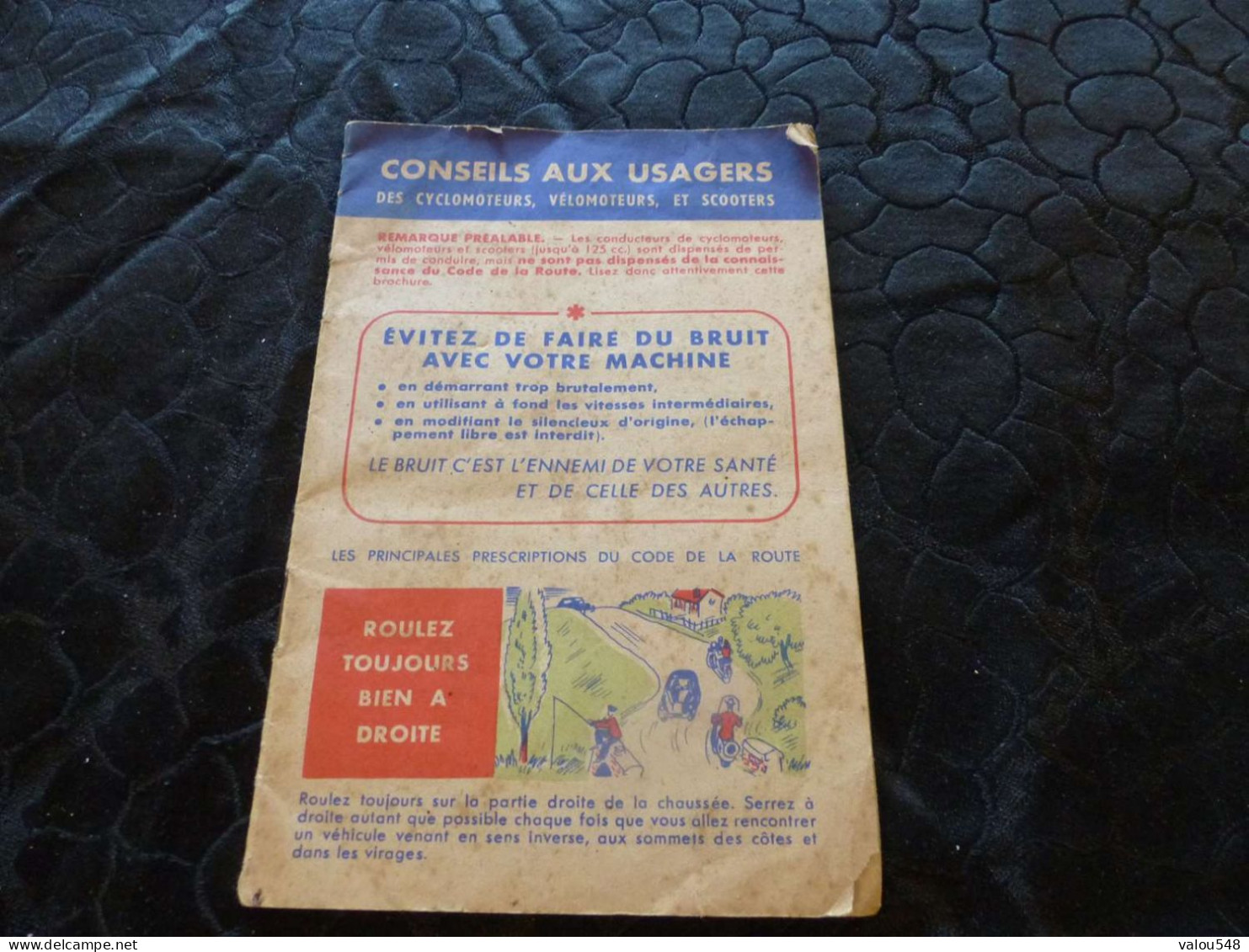 VP-85 , Conseils Aux Usagers Des Cyclomoteurs , Vélomoteurs Et Scooters, 10 Pages - Non Classés
