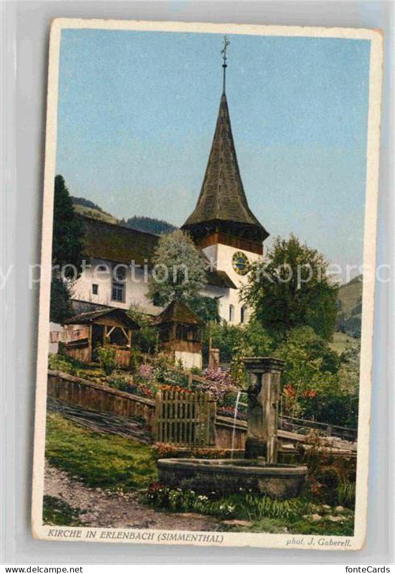 12733499 Erlenbach Simmental Kirche Erlenbach Simmental - Other & Unclassified