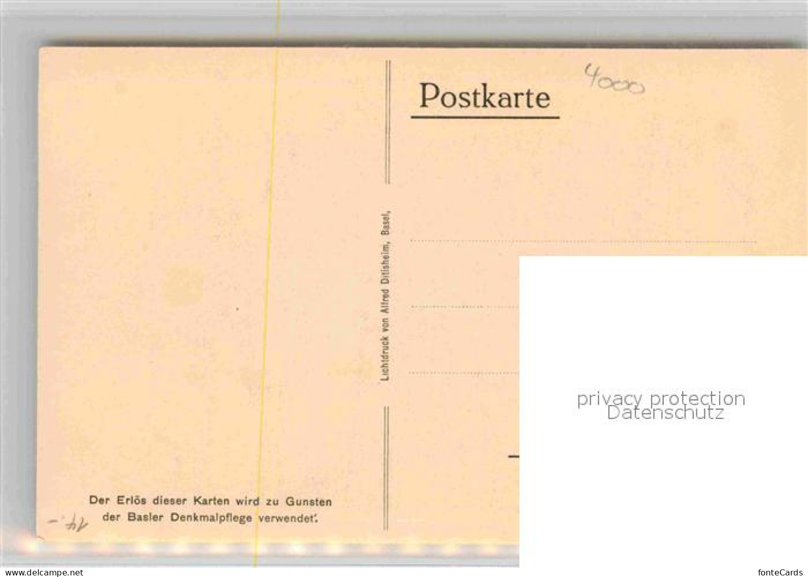 12733457 Basel BS Spaetgotische Tuere Tresskammer Sankt Peter Basel - Other & Unclassified