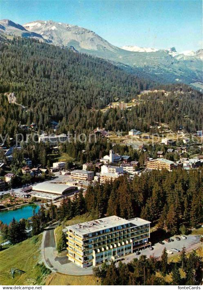 12733187 Montana-Vermala Hotel Du Parc Parkhotel Alpenpanorama Fliegeraufnahme M - Sonstige & Ohne Zuordnung