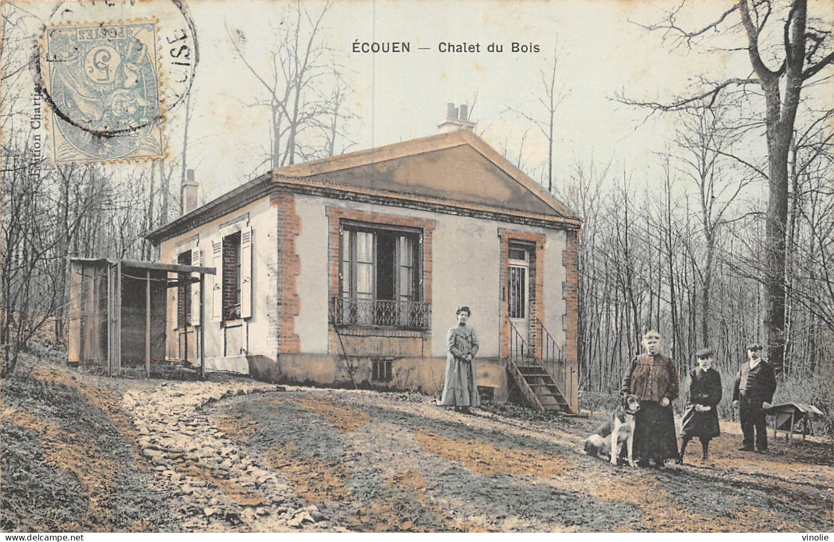 P-24-Mi-Is-1991 :  ECOUEN. CHALET DU BOIS. CARTE EN COULEUR - Ecouen